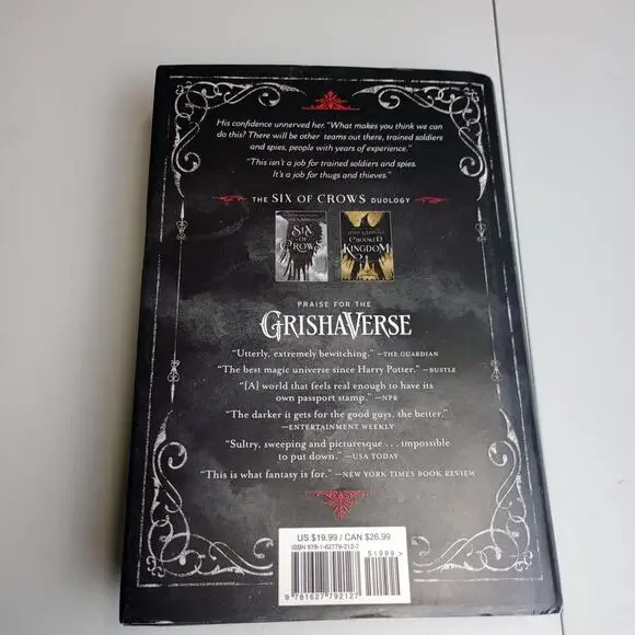 Six Of Crow Hardcover Book Leigh Bardugo's - Picture 4 of 6